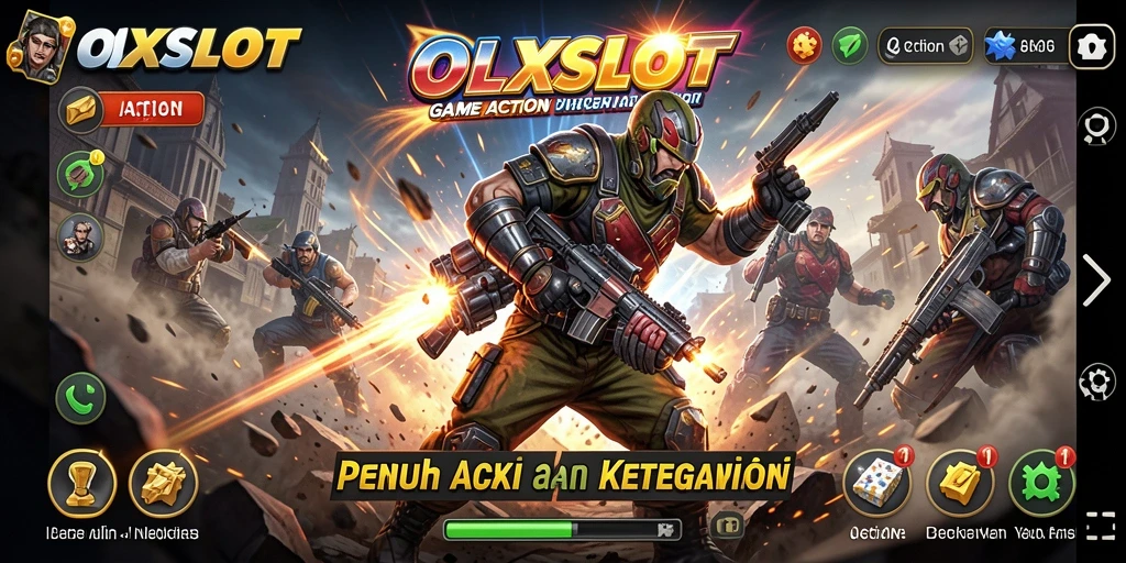 Antarmuka menarik dan penuh aksi di OLXSLOT.