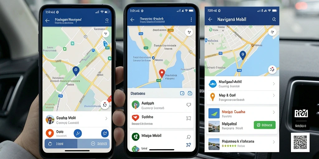 Antarmuka RR44 yang user-friendly untuk Navigasi Mobil.